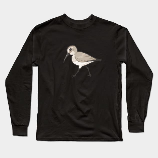 Dunlin Long Sleeve T-Shirt by Ginboy